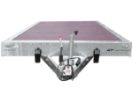 Autotransporttrailer UNITRAILER UNIPLAT 600/3 S mit drei Achsen 600×215 3500 KG – Bild 3