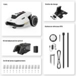 MAMMOTION Roboter YUKA 2000 + Kehrmaschine + 1 zusätzlicher Akku mit 4.5 Ah / Intelligenter Mähroboter – Bild 5