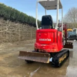 KOMATSU PC18MR-3 + 3 SCHAUFELN – Kompaktbagger 1,9T – Bild 6